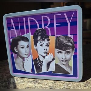 Vintage Audrey Hepburn Tin Box